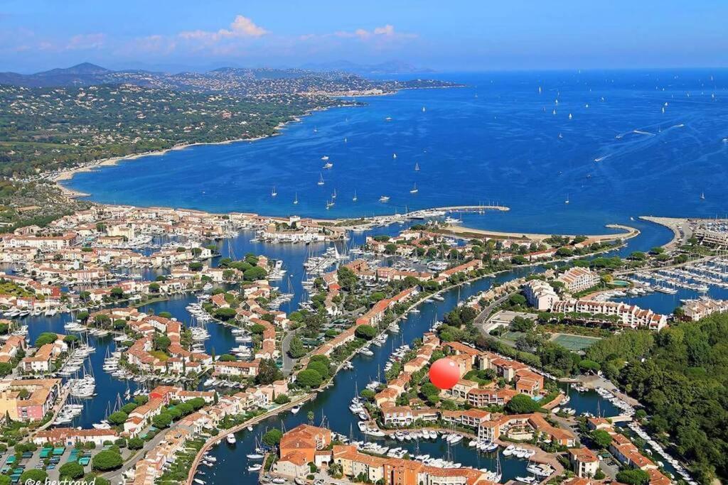 2 Bedrooms, 15 Min Walk To Beach, Ac, Pool & Fiber Internet In A Quiet, Private Gated Domain 5Kms To St Tropez Cogolin Buitenkant foto