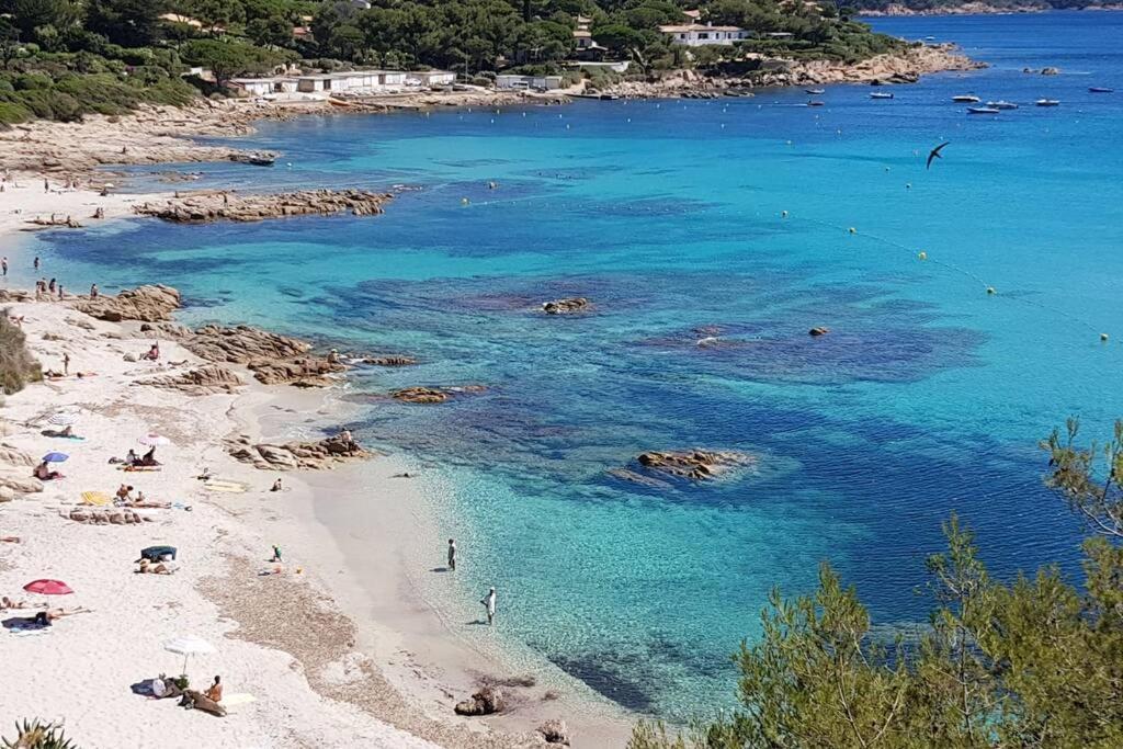 2 Bedrooms, 15 Min Walk To Beach, Ac, Pool & Fiber Internet In A Quiet, Private Gated Domain 5Kms To St Tropez Cogolin Buitenkant foto